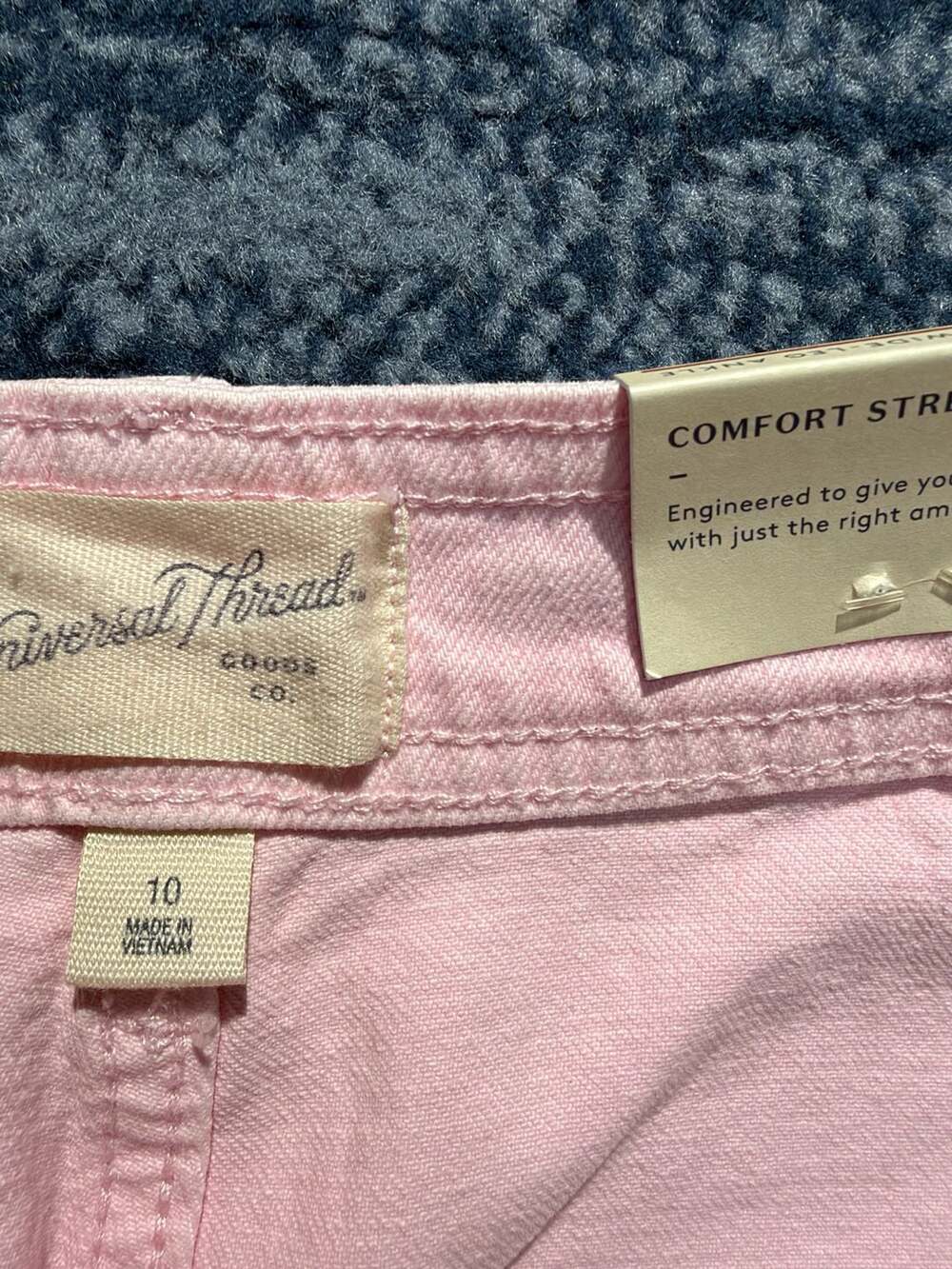 Universal Thread Wide Leg Pants Size 10 Pink Comfort Stretch